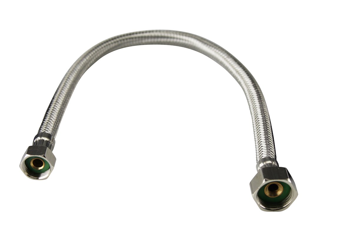 Flexibler 40 cm Anschlussschlauch für Kaltwasserhahn Armatur 1/2 Zoll 3
