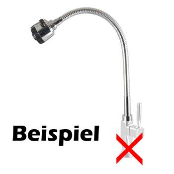 Flexibler HU-Auslauf für Armatur Wasserhahn Küchenarmatur Spültisch EHM